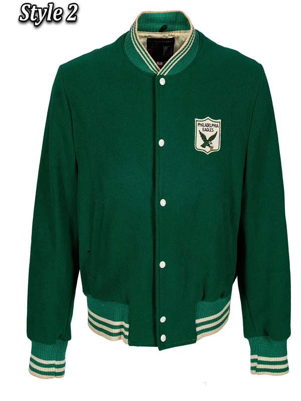Premium Green Wool Philadelphia Eagles 1960 Jacket for Game Day