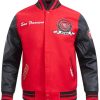 San Francisco 49ers Team Badge Varsity Jacket