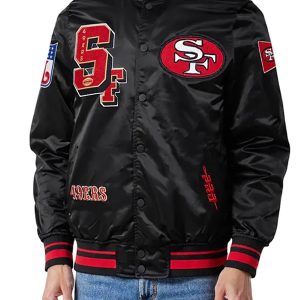San Francisco 49ers Best of Classic Rib Satin Jacket