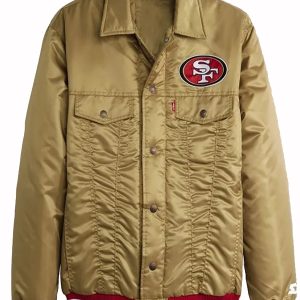 San Francisco 49ers Gold Trucker Jacket