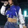 Becky G LA Dodgers Cropped Varsity Jacket