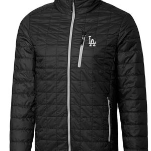 LA Dodgers Quilted Blue Puffer Jacket for Fans