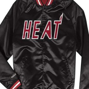 90s Miami Heat Bomber Jacket