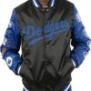 LA Dodgers Champs Patches Satin Jacket