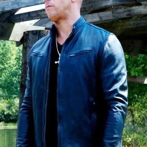 Dominic Toretto Furious 7 Vin Diesel Black Leather Jacket