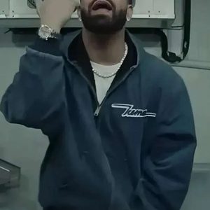 Drake Iceman Hooded Blue Jacket