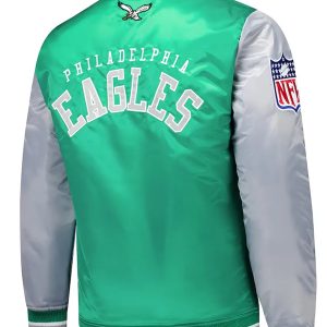 Philly Eagles Green Satin Jacket