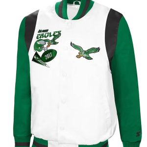 Philadelphia Eagles The All American Retro Satin Jacket