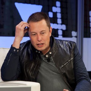 Authentic Elon Musk Black Leather Jacket for Men