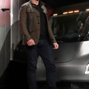 Elon Musk Tesla Event Brown Cotton Jacket