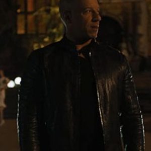 Vin Diesel F9 Black Leather Jacket