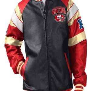 San Francisco 49ers G-III Varsity Leather Jacket