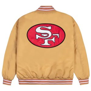 SF 49ers Gold Bomber Jacket