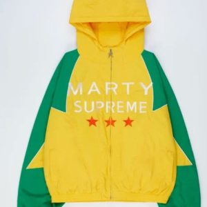 Hailey Bieber Marty Supreme Hooded Jacket