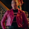 Gina High School Musical Pink Studded Leather Jacket