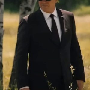 Kevin Costner John Dutton Black Suit Inspired Look