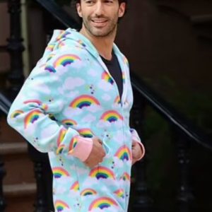 Justin Baldoni It Ends With Us 2024 Rainbow Jumpsuit