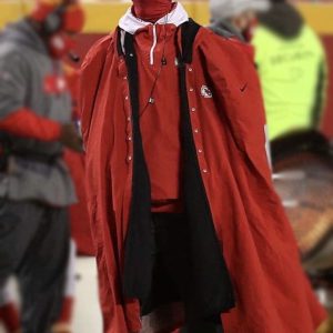 Patrick Mahomes Chiefs Sideline Cape Coat