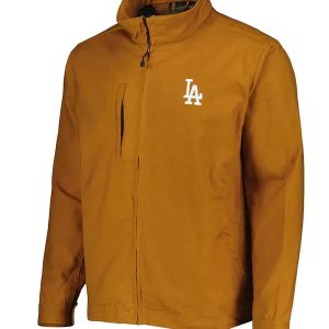 Starter Los Angeles Dodgers Tan Brown Jacket