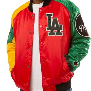 Los Angeles Dodgers Ty Mopkins Satin Jacket