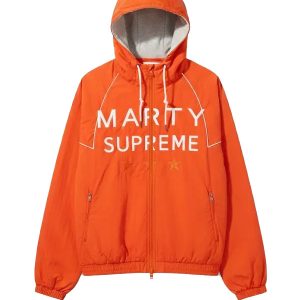 Marty Supreme 2025 Orange Hooded Jacket