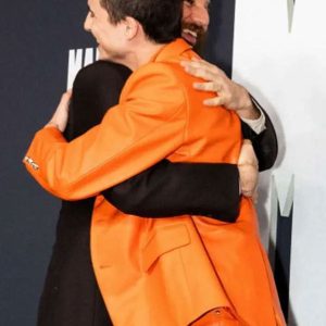 Marty Supreme Timothee Chalamet Orange Blazer