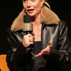Marty Supreme Gwyneth Paltrow Fur Leather Jacket
