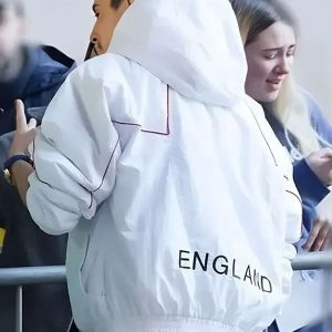 Marty Supreme London Timothee Chalamet White Hooded Jacket