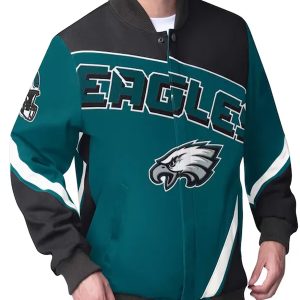 Philadelphia Eagles Maximum Racing Green Jacket