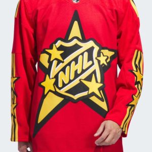 NHL All-Star Justin Bieber Red Jersey