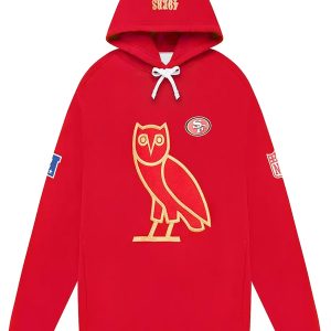 San Francisco 49ers OVO Scarlet Hoodie
