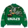 Philadelphia Eagles Green Varsity Wool Jacket