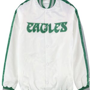 Philadelphia Eagles White Throwback Jacket