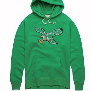 Philadelphia Eagles Green Pullover Hoodie