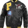Pittsburgh Pirates Mashup Classic Black Satin Jacket