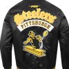 Steelers Classic Black Satin Jacket