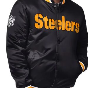 Pittsburgh Steelers Closer Black and Gold Bomber Jacket