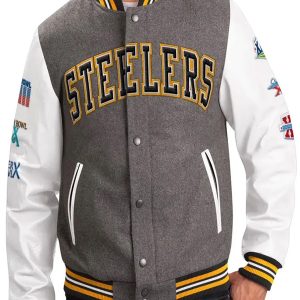 Pittsburgh Steelers Challenger Varsity Jacket