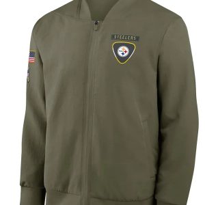 Pittsburgh Steelers Green Bomber Jacket