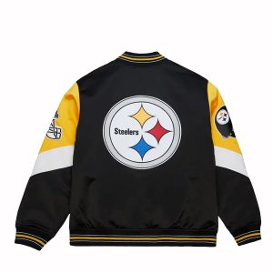 Throw It Back Pittsburgh Steelers Satin Jacket