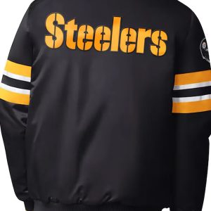 Pittsburgh Steelers Scout I Black Bomber Jacket