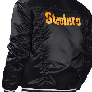 Steelers Black Trucker Jacket