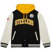 Pittsburgh Steelers Sideline Hooded Varsity Jacket