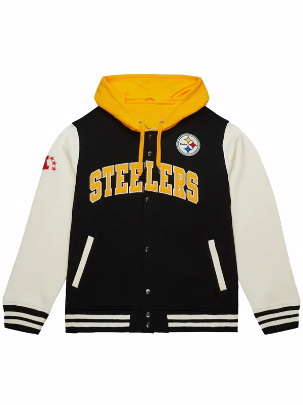 Pittsburgh Steelers Sideline Hooded Varsity Jacket