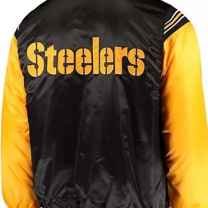Steelers Black & Yellow Varsity Jacket
