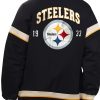 Steelers Black Varsity Jacket