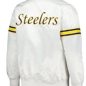Steelers White Power Forward Jacket
