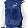 Los Angeles Dodgers Enforce Varsity Blue and White Satin Jacket