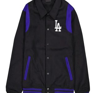 Los Angeles Dodgers Sport Night Teddy Varsity Jacket