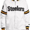 Pittsburgh Steelers Scout White Satin Jacket